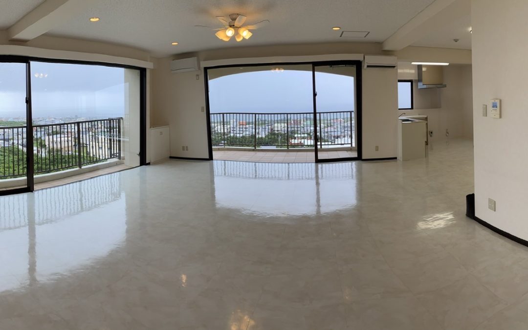 *Uninspected-3bed 2bath ocean view apartment in Namihira, Yomitan “Coral View”